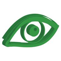 Auge gr�n