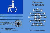 Parkausweis f&uuml;r Behinderte