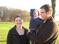 Yvonne und Christoph Wei� mit Leo