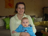 Michaela Lange mit Elena
