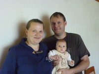 Susanne und Martin Sprado mit Mia