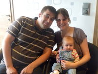 Janine Peitzmeyer und Matthias Willmann mit Lea