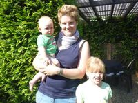Christien Drees mit Nena und Lucy