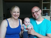 Julia L�sche und Daniel Schlechte mit Luke