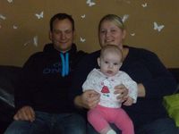 Sandra und Marco Kracht mit Carolina
