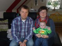 Bianca und Meik Henke mit Jaspar