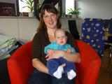 Kirsten J�ssen mit Fritz