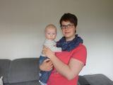 Nicole Krause mit Jonas