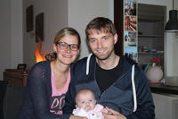 Stefanie und Henrik Rosengarten mit Theda