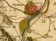 Von-Schloenbach-Karte des F�rstenthum Minden von 1772