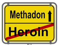 Verkehrsschild Methadon