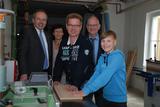Erste Berufsfelderkundungstage in der Tischlerei Wiehe in L�bbecke
