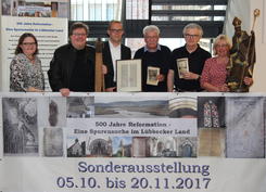 Die Macher der Sonderausstellung zu 500 Jahren Reformation im L�bbecker Land