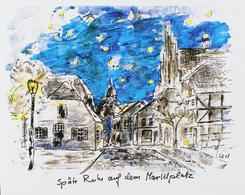 Sp�te Ruhe auf dem Marktplatz