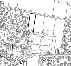 Kartenausschnitt Bebauungsplan Nr. G 38 �stlich Lerchenweg (erneute Offenlegung)