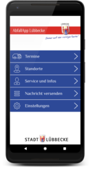 Smarter M&uuml;llhelfer: Die neue AbfallApp der Stadt L&uuml;bbecke.