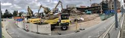 Westertor-Baustelle: Parkhaus-Abriss