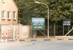 Zufahrt zum Divisions-Hauptquartier der 2nd Armoured Division, 1982
