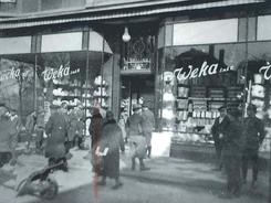 Boykott Kaufhaus Weka, Lange Stra�e, L�bbecke, M�rz 1933