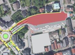 ZOB-Neubau: 2. Bauabschnitt mit Vollsperrung Niederwall