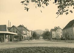 Bahnhofstra�e, Richtung S�den, 1950