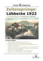 Titelseite der "Zeitenspr�nge L�bbecke 1922"