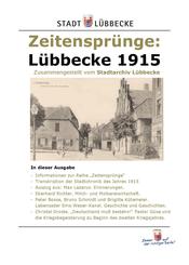 Zeitenspr�nge  - Titelseite 1915 - 2015