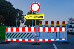 Stra�ensperrung