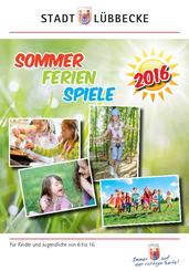 Bild vergr&ouml;&szlig;ern: Titel Programmheft Sommerferienspiele 2016Titel Programmheft Sommerferienspiele 2016