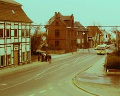 Abbruch Pfarrhaus kath. Gemeinde, 1975, Foto - Stadtarchiv L�bbecke, Sammlung v. Behren