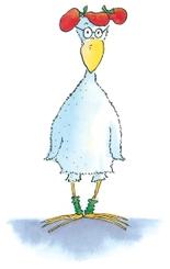 Lustiges Huhn, das bunte Eier legt: Helma