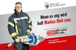 Plakatkampagne Freiwillige Feuerwehr - Markus Berger