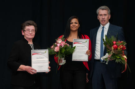 Ehrung Helga W�stehoff, Silvana Langhorst