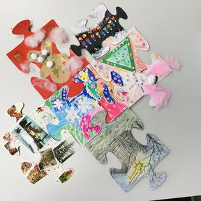 Die Puzzleteile wurden plaziert
