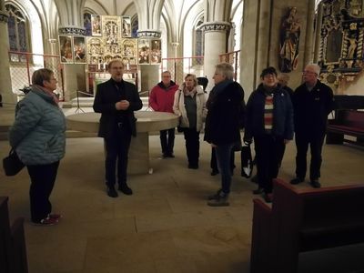 Wir besuchen die St. Marien Kirche am Markt in Osnabr�ck