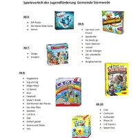 Spiele�bersicht Spieleverleih