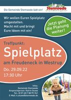 Spielplatz Westrup: Eltern und Kinder sind gefragt