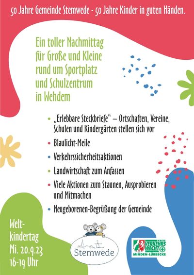 Programm Weltkindertag