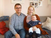 Julia und Daniel Rabe mit Alexander