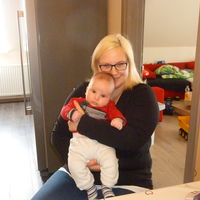 Bild vergr��ern: Nadja Reichstein mit Luke