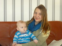 Nelli Schuster mit Max