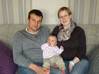 Mareike Niemeier und Stefan Gildenstern mit Emma