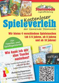 Flyer Spieleverleih