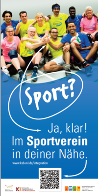 Plakat Integration durch Sport