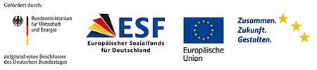 Ministerium ESF EU Logostreifen