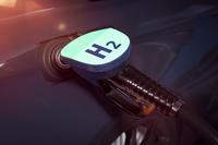 3D Illustration H2 tanken