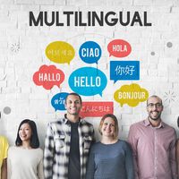Communication Foreign Languages Greeting Worldwide Concept