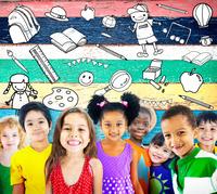 Kids School Education Toys Stuff Young Concept