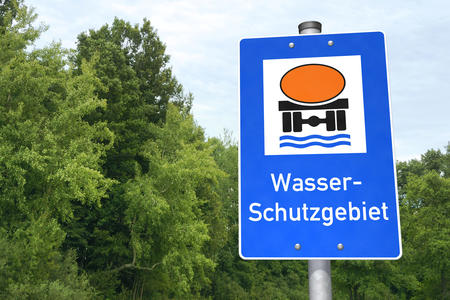 Schild Trinkwasserschutzgebiet