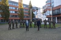 Begr��ung der Soldaten